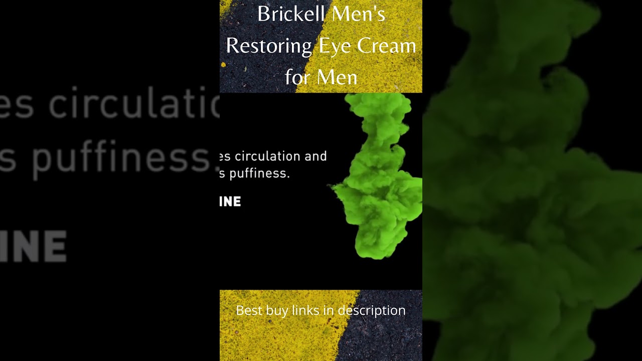 Brickell Men’s Restoring Eye Cream for Men