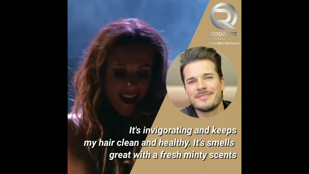 Gleb Savchenko favorite Shampoo, Rodante Beverly Hills Tea Tree Invigorating Shampoo