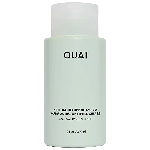 OUAI Anti-Dandruff Shampoo – Gentle Hair Cleanser with Salicylic Acid for Flaky & Dry Scalp – Reduces Itching, Redness & Irritation – 10 fl oz