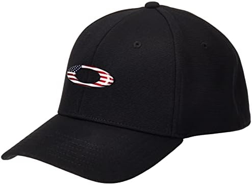 Oakley Mens Tincan Cap Hat, Black/Carbon Fiber