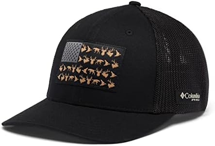 Columbia PHG Game Flag Mesh Ball Cap-Low