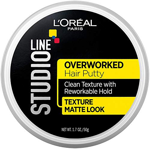 L’Oreal Paris Studio Line Overworked Hair Putty, 1.7 oz.