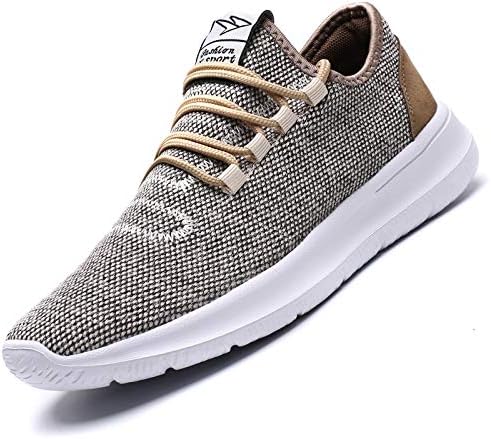 KEEZMZ Men’s Running Shoes Fashion Breathable Sneakers Mesh Soft Sole Casual Athletic Lightweight