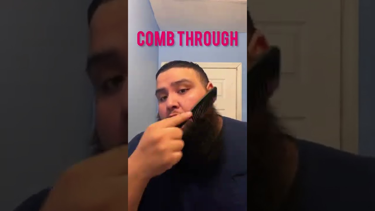 How To Take CARE of Your BEARD at Night in 50 SECONDS!