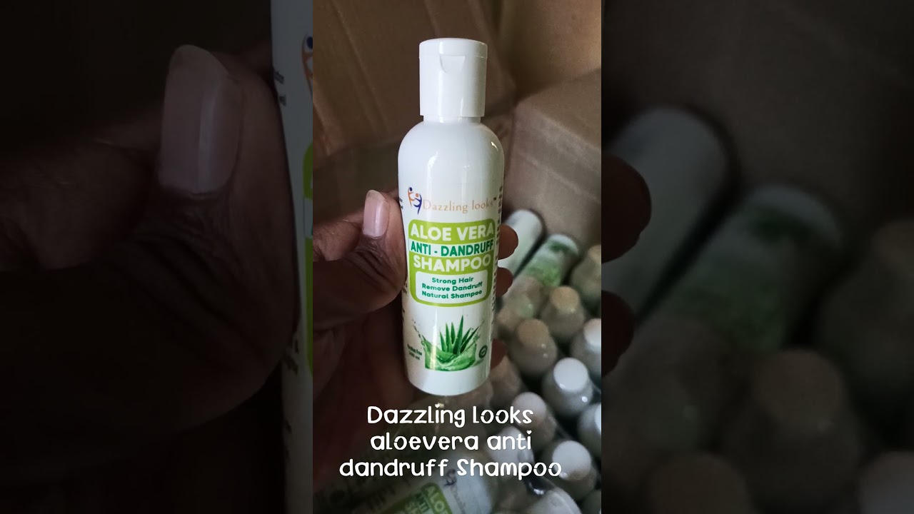 Dazzling looks Aloevera anti dandruff shampoo…. best anti dandruff solution for both men and women