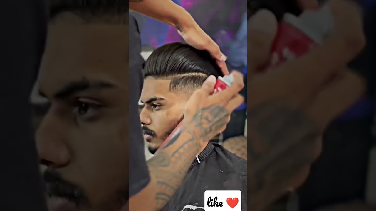 💈hair set with ENZO 💎spray || 🔥subscribe 💲for more🪒 shorts || #shorts #trending #viral #barber ASMR