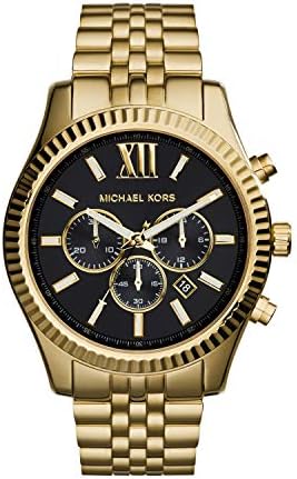 Michael Kors Lexington Men’s Watch, Stainless Steel Bracelet Watch for Men