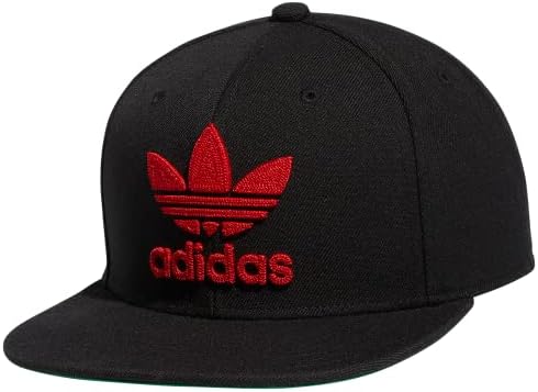 adidas Originals Men’s Trefoil Chain Plus Flatbrim Structured Snapback Cap