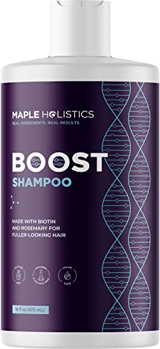 Advanced Biotin Shampoo for Hair Growth – Biotin Shampoo for Thinning Hair and Hair Loss with Black Castor Caffeine Collagen and Rosemary Oil for Hair Growth – Thickening Shampoo for Men and Women