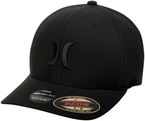 Hurley Men’s One And Only Black Flexfit Hat