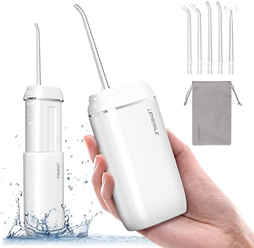 Portable Water Flosser,Mini Cordless Oral Irrigator for Gums,Braces,Dental Care,Teeth Cleaner Pick for Travel and Home, ,Telescopic Water Tank,3 Modes,IPX8 Waterproof