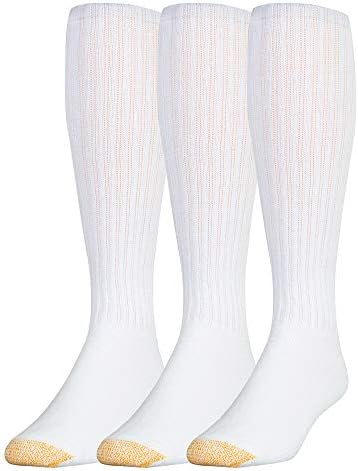 GOLDTOE Men’s Ultra Tec Performance Over-The-Calf Athletic Socks, Multipairs