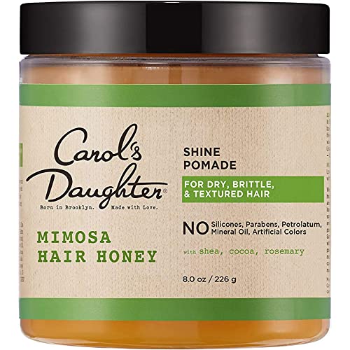 Carol’s Daughter Mimosa Hair Honey Shine Pomade for Textured and Curly Hair – with Shea Butter & Rosemary Oil, 8 fl oz