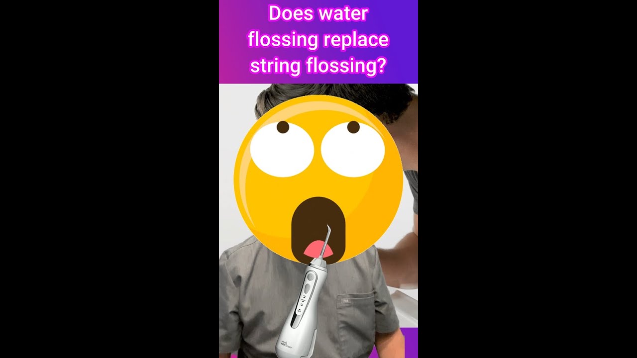 I use a water flosser. Can I Skip String Flossing? Dr. J has the answer!