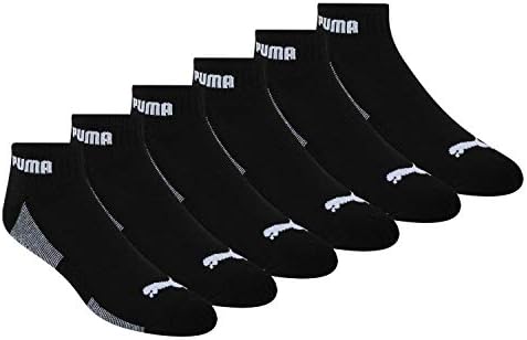 PUMA Men’s 6 Pack Quarter Crew Socks