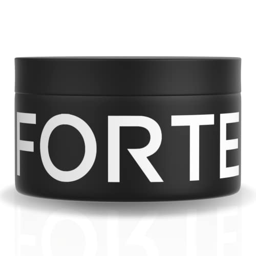 Hair Pomade For Men by Forte Series Medium Flexible Hold, Low Shine Mens Hair Pomade Water Based Pomade for Men for Slicked Back Hairstyles, For Medium/Thick Hair, Non-Greasy, (3 oz)