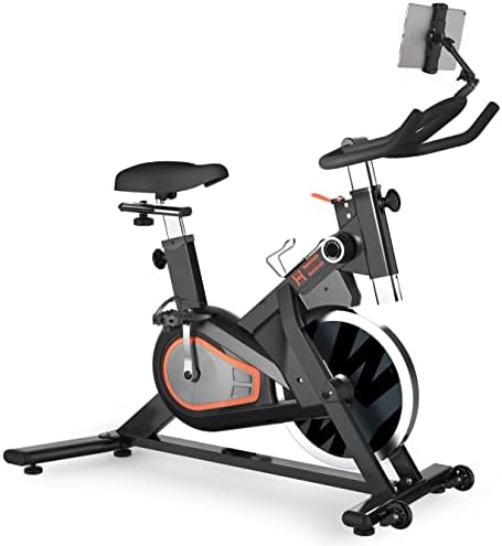 Women’s Health Men’s Health – Indoor Cycling Exercise Bike – Stationary Bike with Bluetooth Smart Connect – Stationary Exercise Bikes for Home Gym Designed to Work with the MyCloudFitness App