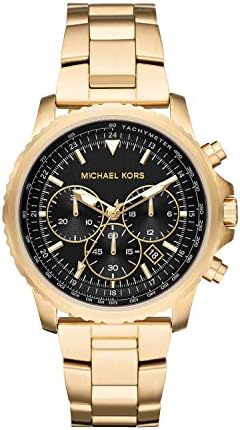 Michael Kors Cortlandt Men’s Watch, Stainless Steel Chronograph Watch for Men with Steel or Leather Band