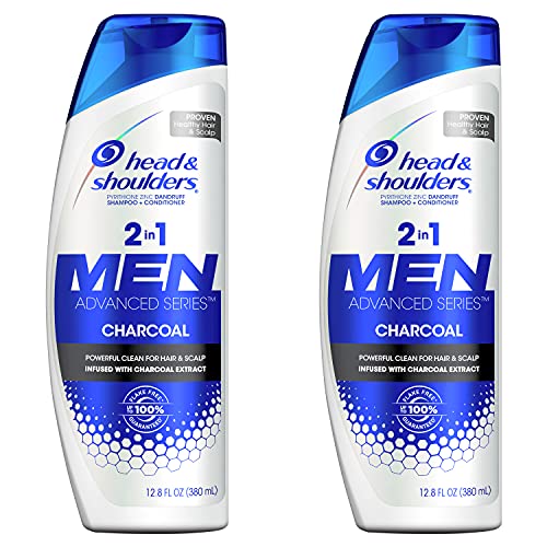 Head & Shoulders Charcoal 2-in-1 Shampoo and Conditioner 12.8 fl oz, Twin Pack