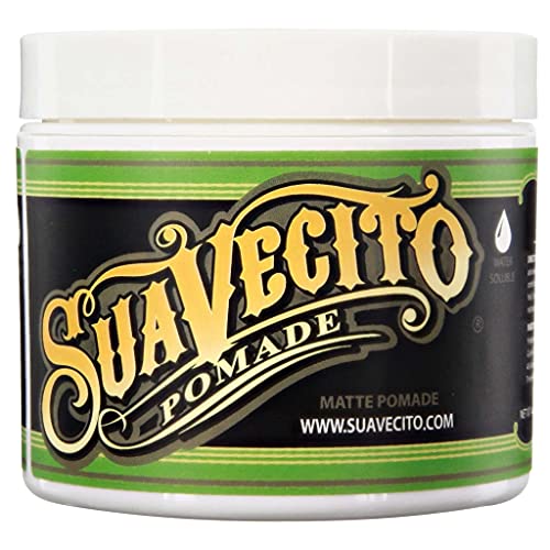 Suavecito Pomade Matte (Shine-Free) Formula 5 oz, 1 Pack – Medium Hold Hair Pomade For Men – Low Shine Matte Hair Paste For Natural Texture Hairstyles