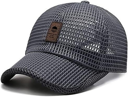 KECOP Breathable Full Mesh Hat for Men, Quick Dry Cooling for Women,Lightweight Trucker Hat for Men