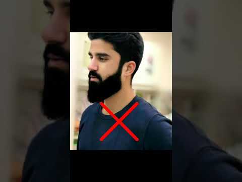 Muslim best men beard look Vs non muslim beard and hair look #shorts