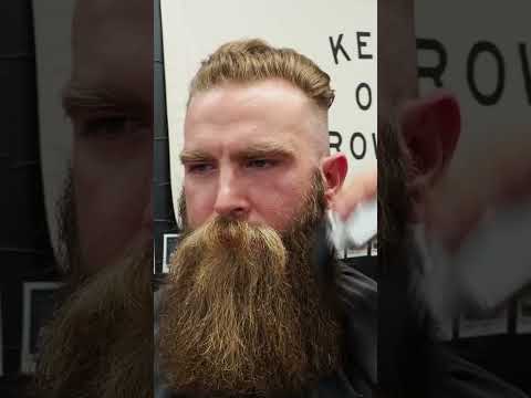 Full Viking Beard & Hair Transformation #shorts