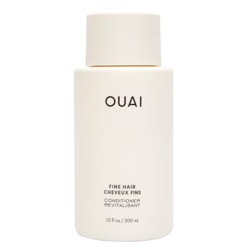 OUAI Fine Hair Conditioner – Volumizing Conditioner for Fine Hair Made with Keratin, Biotin and Chia Seed Oil – Adds Softness, Bounce and Volume – Free from Parabens, Sulfates, and Phthalates (10 oz)