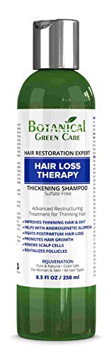 Botanical Green Care “Hair Loss Therapy” Anti-Thinning SHAMPOO, Thickening Shampoo for Thinning Hair, Hair Loss Shampoo, Thickening Products For Women & Men, Hair Growth Shampoo, Hair Strengthening, Color Treated Hair, Sulfate Free