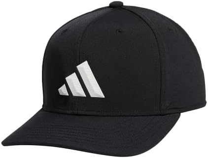 adidas Men’s Three Bar Structured Snapback Adjustable Fit Hat 2.0