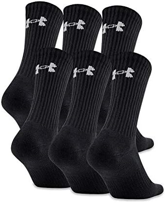 Under Armour Adult Cotton Crew Socks, Multipairs