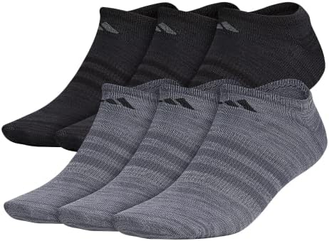 adidas Men’s Superlite No Show Socks (6-Pair)