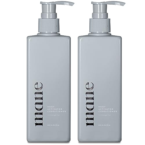 Superior Mane Root Activator Conditioner – Thickening Fuller Hair Conditioner for Men – Moisturize Dry, Flaky Hair – Volumize thin Hair – (2 Pack)