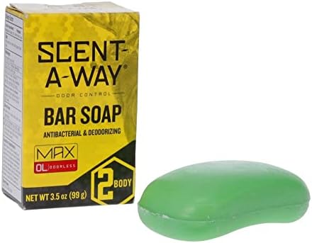 Hunters Specialties Scent-A-Way Max Bar Soap, 3.5-Ounce, Green