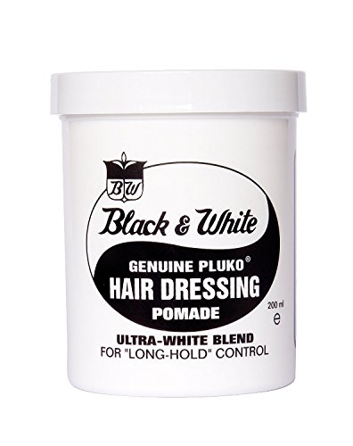 Black & White Genuine Pluko Hair Dressing Pomade Ultra White Blend 200Ml