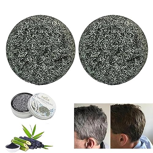 Man Gray Hair Reverse Bar, Mane Gray Reverse Bar, Spartan Bar Soap, Gray White Hair Repair, Unisex, Spartan Grey Hair Shampoo Bar for Men and Women (2pcs)