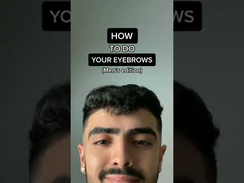 How to Shape Up Your Eyebrows in 30 seconds For Men