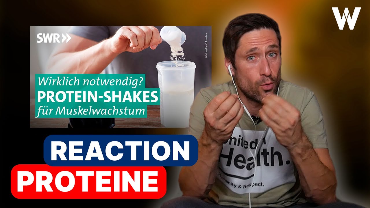 Arzt reagiert: Brauchen wir Proteinshakes zum Muskelwachstum [Reaction] | Gefahren & Obergrenzen