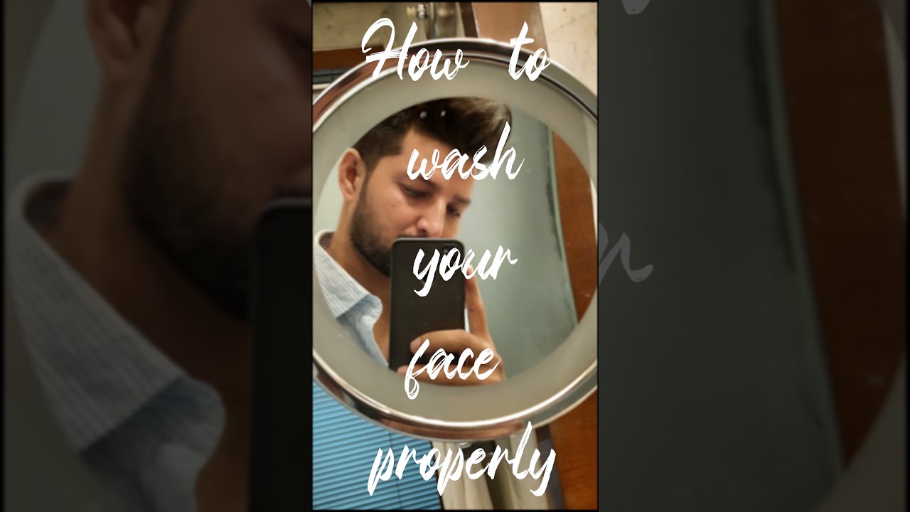 how to wash your face properly ||skin care men || easy and best skin care Afroz Khan