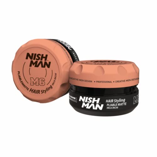 nishman Hair Styling Series (Inca Inchi Wax M6, 100ml)