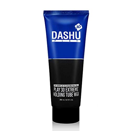 DASHU Play 3D Extreme Holding Tube Wax 6.76fl oz – Strong Hold & Easy to Wash