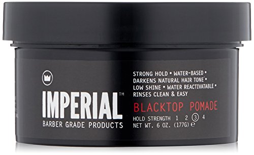 Imperial Barber Grade Products Blacktop Pomade , 6 oz