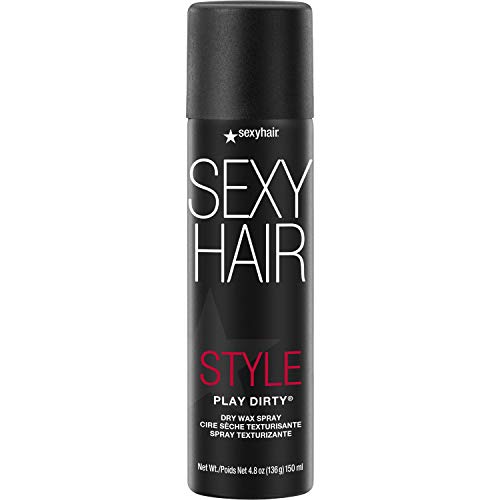 SexyHair Style Play Dirty Dry Wax Spray | Body and Dimension | Helps Achieve Second-Day Look | All Hair Types