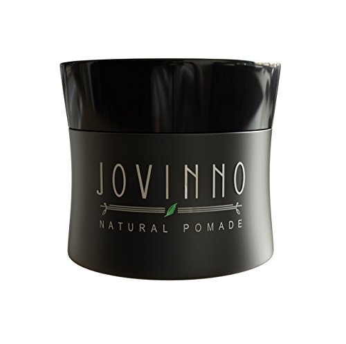 Jovinno Premium Natural Water Based Hair Styling Pomade – Matte Shine for thin to thick hair Medium to Strong Hold Clear Formula Made in France 1.7oz Travel Size