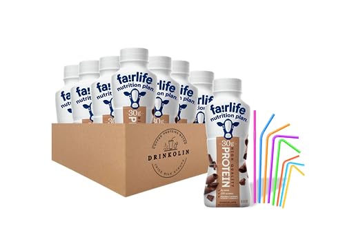 Fairlife Nutrition Plan High Protein Shake. Fairlife Chocolate Bottles,11.4 Fl Oz (Pack of 8)