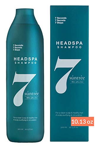 Headspa7 – Anti Hair Loss Organic Tea Tree Shampoo, 10.13 Fl Oz (300ml) Anti Thinning, Dandruff Treatment for Women and men, Scalp care, Hair Damage Prevention – Hair Regrowth and Volumizing hair