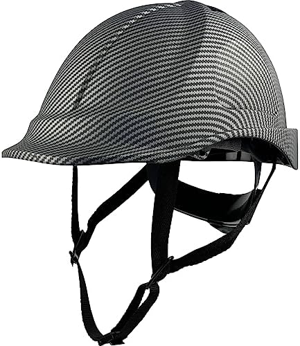 SAFEBUILDER Safety Helmet Cap Style ABS Work Hard Hat Vented Hardhats for Men Carbon Fiber Pattern Industrial ANSI z89.1