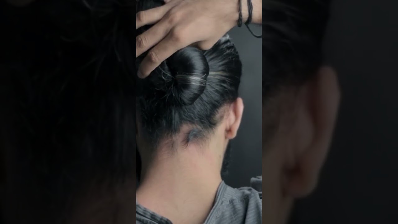 How to make a super clean man bun!