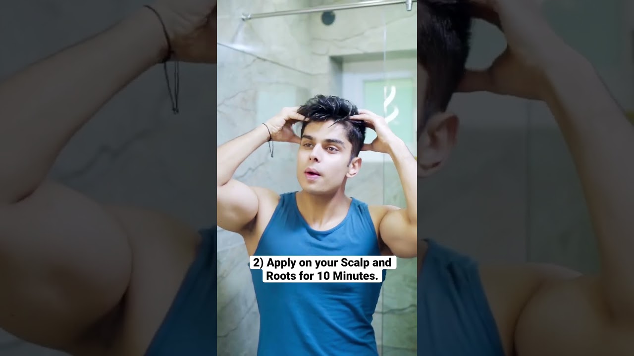 Home made Hair Spa to increase hair volume 😍✅ | Hair-Fall❌ #MensGrooming #Shorts #Hairfall #Remedy