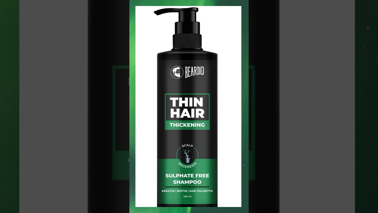 Beardo Hair Thickening Sulphate free Shampoo #shorts#shortsfeed